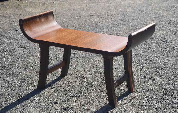 Hocker aus Wenge